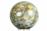 Polished Colorful Jasper-Agate Sphere - Madagascar #283703-1
